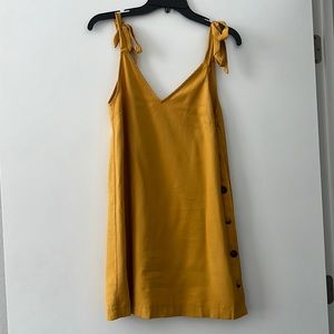 Topshop mustard dress
